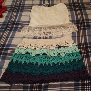 Skirt and top